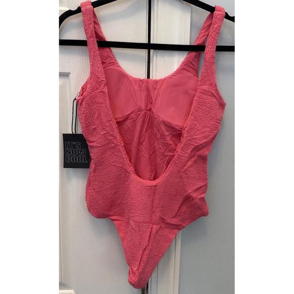 NEW It’s Now Cool Swim One Piece Bathing Suit Color Lollipop Crimp Size Med - Picture 5 of 10